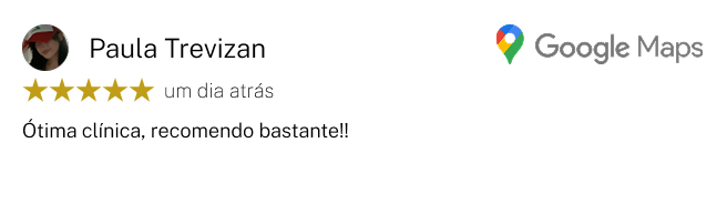 Avaliações da empresa no google maps